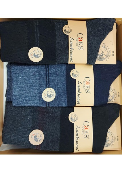 Erkek Lambswool Yün Çorap 6 Adet fiyatları