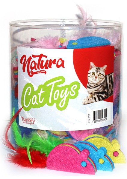 Keçe Fare Tüylü Kedi Oyuncak Ptc-069 fiyatları