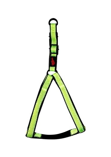 Natura Reflektörlü Kelebek Göğüs Tasması Neon Sarı M