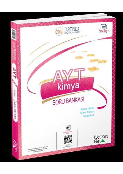 TYT AYT Kimya Soru Bankası Seti 2 Kitap