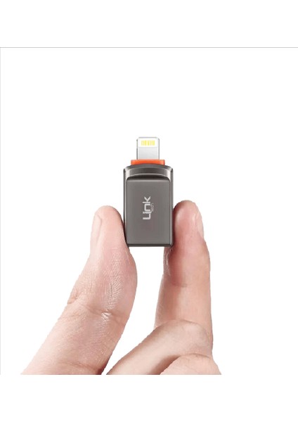 O198 USB - Iph Lightning Otg Dönüştürücü Çevirici Metal Adaptör