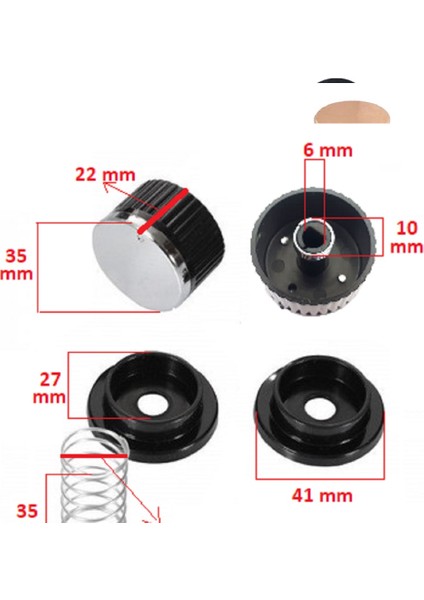Miele Uyumlu Düğme 4 Lü Takımı Ankastre Set Üstü Ocak Düğmesi fiyatları