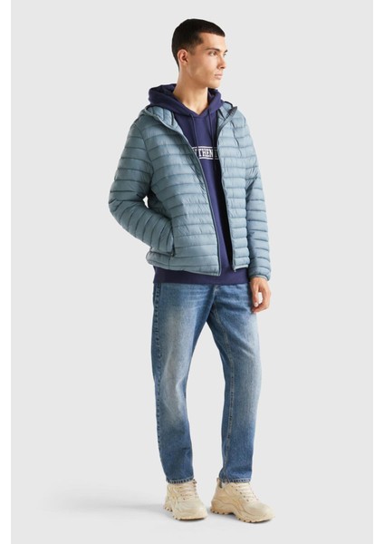 Erkek Kapüşonlu Mont modelleri