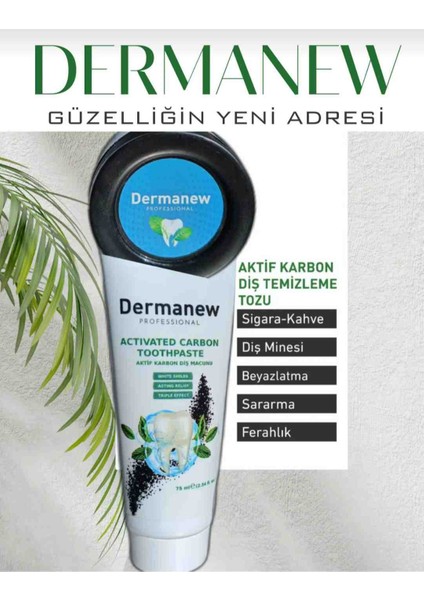 Karbon Diş Temizleme Tozu ve Karbon Diş Macunu ( Set)