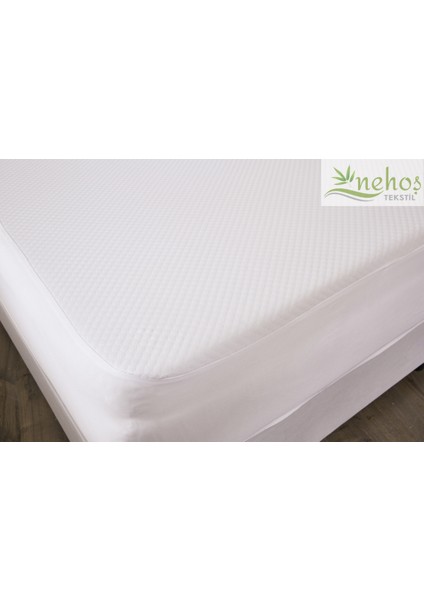 Bambu Su Sıvı Geçirmez Yatak Koruyucu Alez Fitted Full Kenar Alez Çarşaf Tek Çift Battal (10 Farklı Ebat)