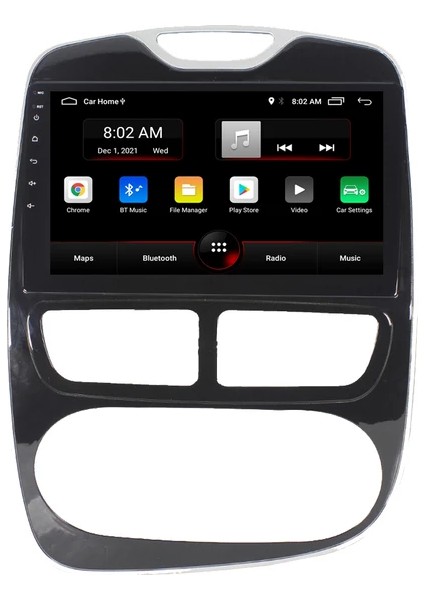 Renault Clio 4 (2012-2015) Android 12 Carplay Navigasyon Multimedya - 2gb Ram 32GB HDD
