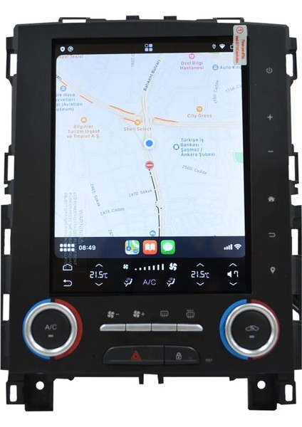 For-X Renault Megane 4 (2016-2023) Android 12 Carplay Navigasyon Tesla Multimedya - 4gb Ram 64GB HDD