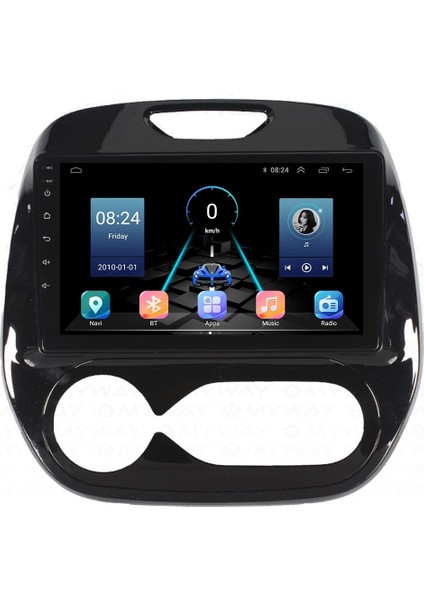 Renault Captur Android 12 Carplay Navigasyon Multimedya - 2gb Ram 32GB HDD