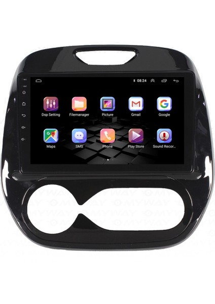 Renault Captur Android 12 Carplay Navigasyon Multimedya - 2gb Ram 32GB HDD modelleri