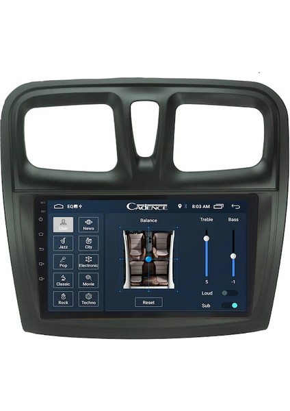 Renault Symbol (2013-2017) Android 12 Carplay Navigasyon Multimedya - 2gb Ram 32GB HDD