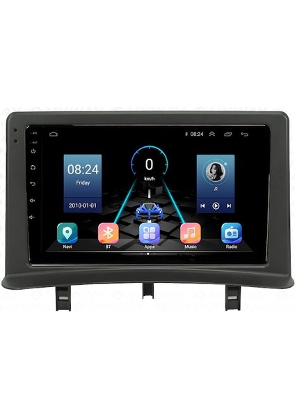 Renault Clio 3 Android 12 Carplay Navigasyon Multimedya - 8gb Ram 128GB HDD