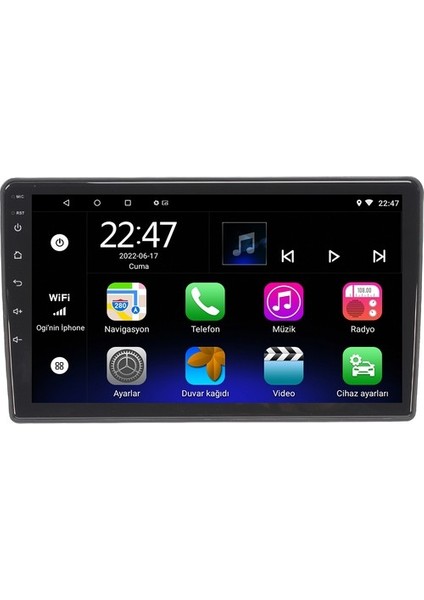 Renault Master Android 12 Carplay Navigasyon Multimedya - 2gb Ram 32GB HDD