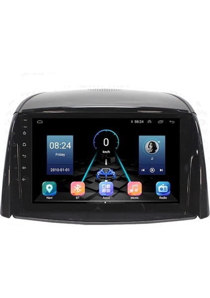 Renault Kaleos (2009-2012) Android 12 Carplay Navigasyon Multimedya - 8gb Ram 128GB HDD