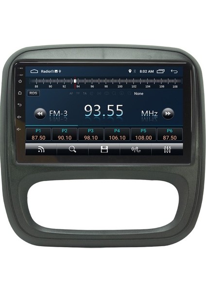 Renault Trafic Android 12 Carplay Navigasyon Multimedya - 2gb Ram 16GB HDD modelleri
