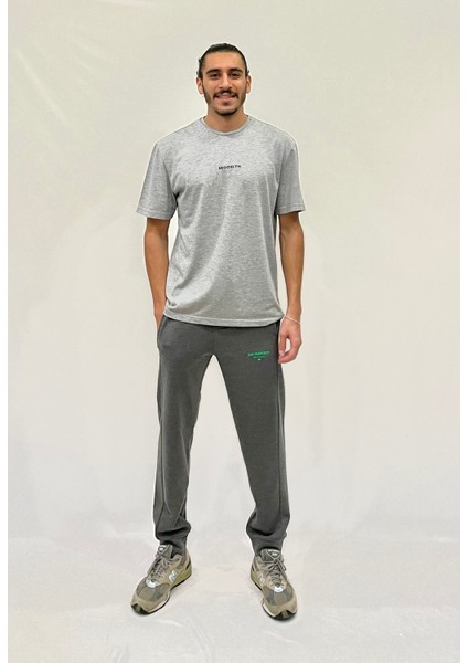 Erkek 3 Iplik Kalın San Fransisco Baskılı Eşofman Altı SPR24EA73