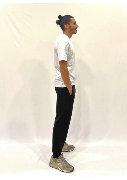 Erkek 3 Iplik Kalın Garnili Eşofman Altı SPR24EA74 modelleri