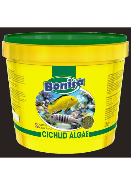 Cichlid Algae 3 Kg, Amore Veggie Garlic Pro 420GR, Lotus 100ML Spirulina Garlic Balık Yemi