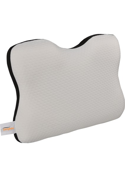 Ortopedik Boyun Destekli 55X40X12 cm Orta Sertlik Visco Yastık Antrasit File