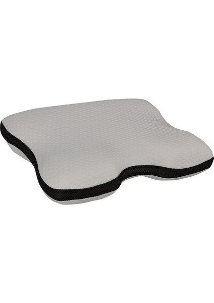 Ortopedik Boyun Destekli 55X40X12 cm Orta Sertlik Visco Yastık Antrasit File fırsatları