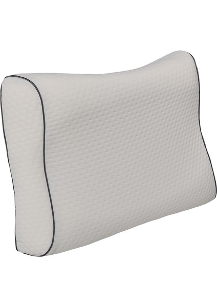Ortopedik Çift Boyun Destekli 57X42X12X10 cm Orta Sertlik Visco Yastık Antrasit Biye fırsatları