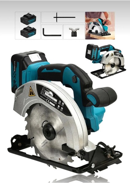 128VF Şarjlı Seramik Sunta Kesme Makinası Profesional Daire Testere 4200 Rpm