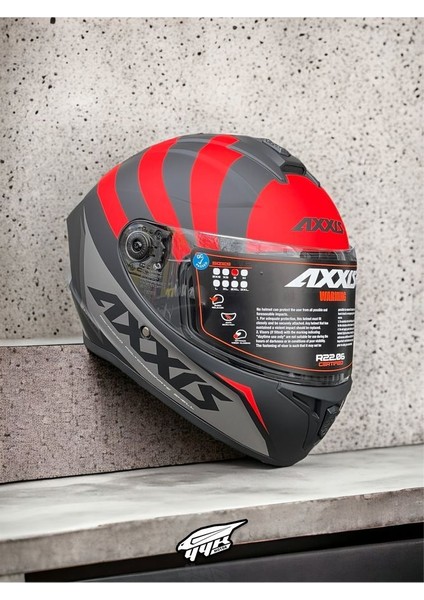 Axxıs Draken Premier Sonar. ''2 Vizörlü'' + ''sticker'' Mat Motosiklet Kapalı Kask modelleri