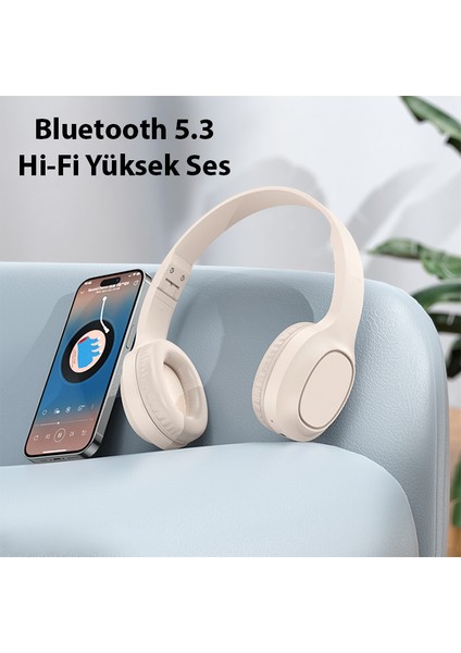 W46 Hi-Fi Yüksek Ses Bluetooth 5.3 Kablosuz Kulaküstü Kulaklık fiyatları