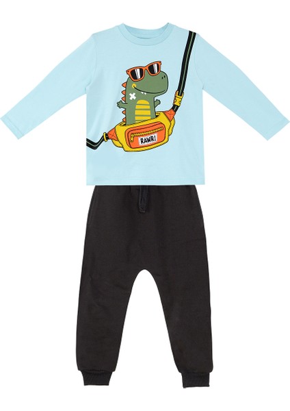 Dino Erkek Çocuk T-Shirt Eşofman Altı Takım modelleri