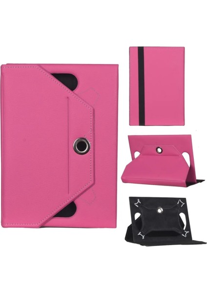 8 Inç 360 Derece Dönebilen Standlı Üniversal Tablet Kılıfı Tüm Markalarla Uyumlu