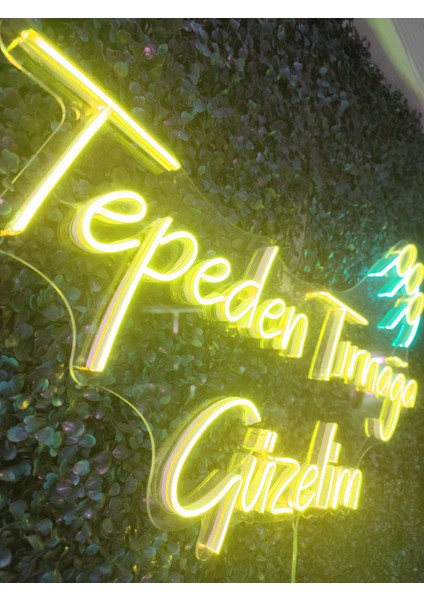 Tepeden Tırnağa Güzelim Neon LED Tabela