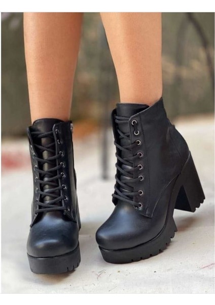 Eylül’s Shoes Yeni Sezon Kadın Siyah Süet Bot