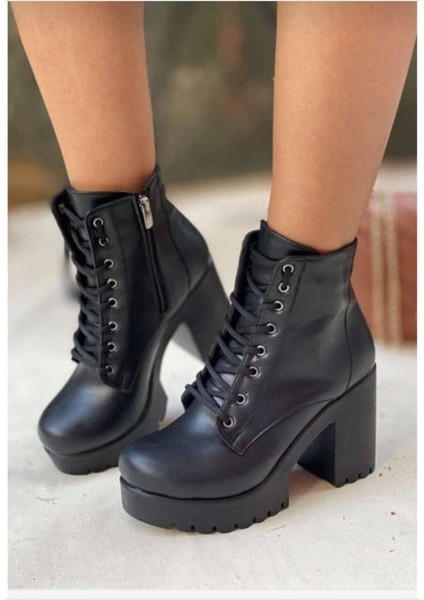 Eylül’s Shoes Yeni Sezon Kadın Siyah Süet Bot modelleri