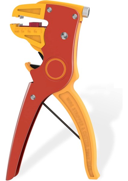 Profesyonel 2'si 1 Arada Ayarlanabilir Kablo Sıyırıcı ve Kesici 14-24AWG 0,25MM²-6MM² Tel Soyucu