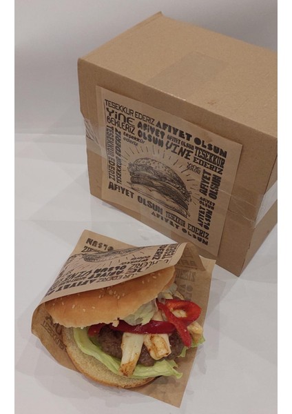 Hamburger Kağıdı 15,5X15 1.000 Adet Şamua Kağıt