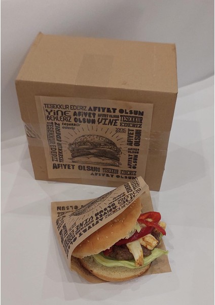 Hamburger Kağıdı 15,5X15 1.000 Adet Şamua Kağıt