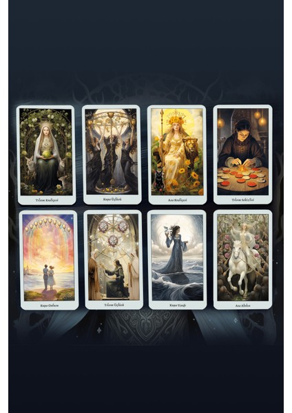 Mistik Cadı Tarot 78 Kart ve Rehber Kitap