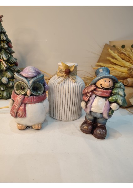 Noel ( Yılbaşı ) Biblo 3 ' Lü Set Model 3 indirimleri