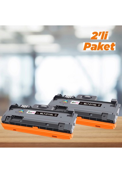 Samsung MLT-D116L Muadil Toner 2'li Avantaj Paket/ M2625 / M2626 / M2826 / M2876 / M2675 / M2825 / M2826 fiyatları