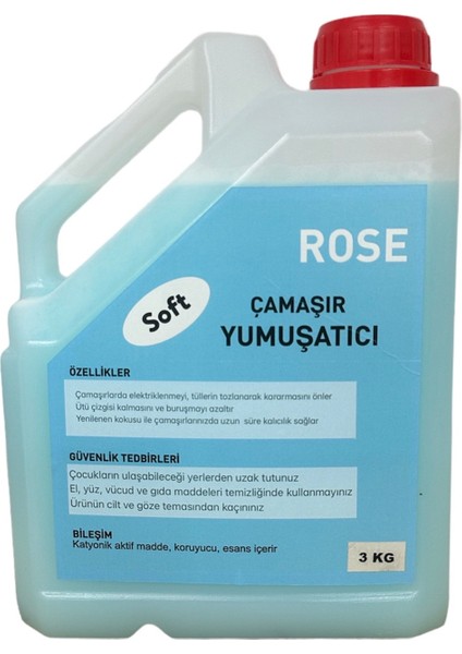 Rose Kimya Çamaşır Yumuşatıcı 3 kg