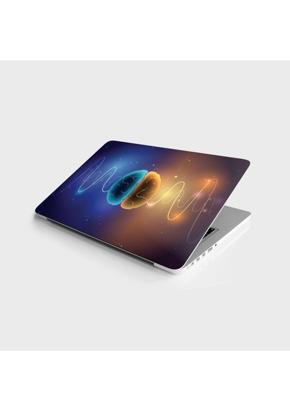 Laptop Sticker Bilgisayar Notebook Pc Kaplama Etiketi Beyin Dalgası