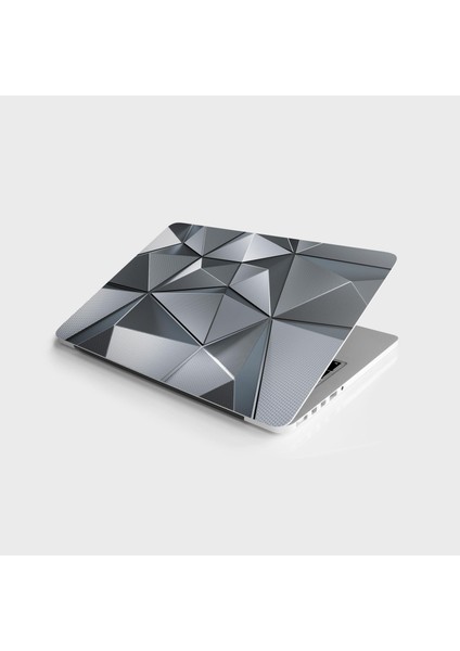 Laptop Sticker Bilgisayar Notebook Pc Kaplama Etiketi 3D Metal