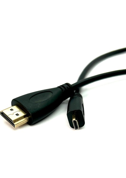 3 Metre Mikro HDMI Kablo Slim Micro HDMI To HDMI Kablo 3m Micro HDMI - HDMI Erkek - Erkek Kablo