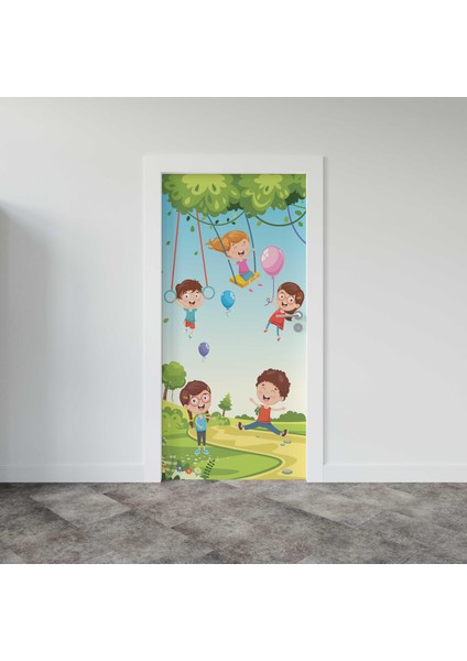 Kapı Giydirme Kapı Sticker Folyosu Çocuklar