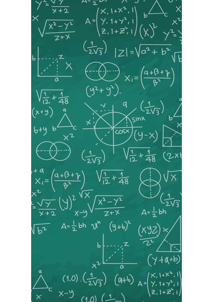 Kapı Giydirme Kapı Sticker Folyosu Matematik Formül