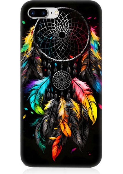 Apple iPhone 7 Plus Uyumlu Silikon Kılıf Renki Dream Catcher Düş Kapanı