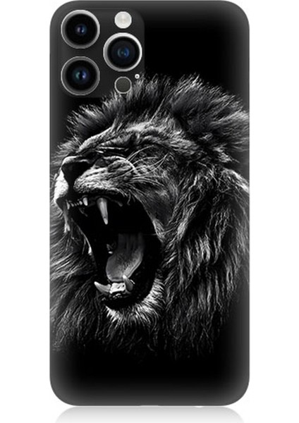 Apple iPhone 13 Pro Max Uyumlu Silikon Kılıf Saldırgan Aslan