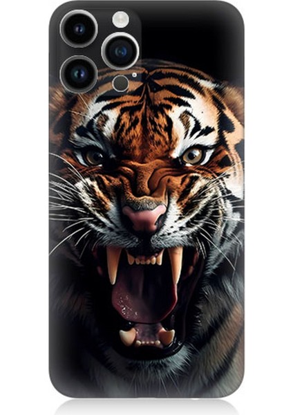 Apple iPhone 13 Pro Max Uyumlu Silikon Kılıf Vahşi Kaplan