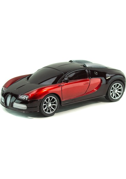 1:24 Ölçek Uzaktan Kumandalı Bugatti Veyron Ful Fonksiyon Kırmızı
