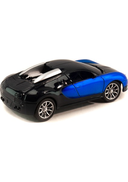 1:24 Ölçek Uzaktan Kumandalı Bugatti Veyron Ful Fonksiyon Mavi