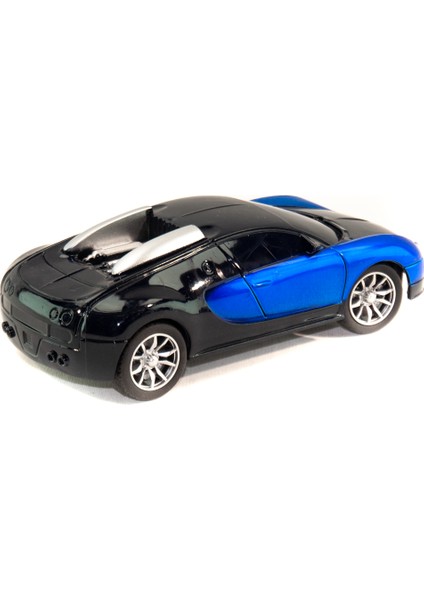 1:24 Ölçek Uzaktan Kumandalı Bugatti Veyron Ful Fonksiyon Mavi